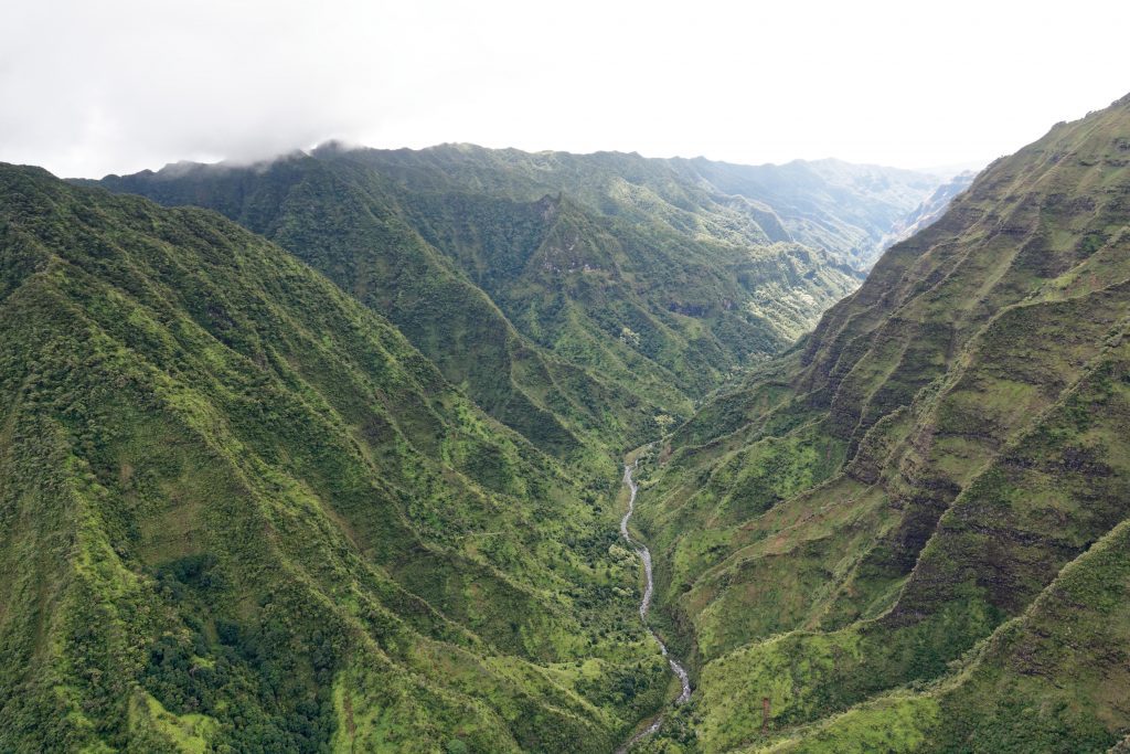 Un canyon à Kauai Un canyon à Kauai