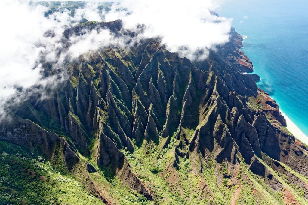 Les arrêtes de la Na Pali coast