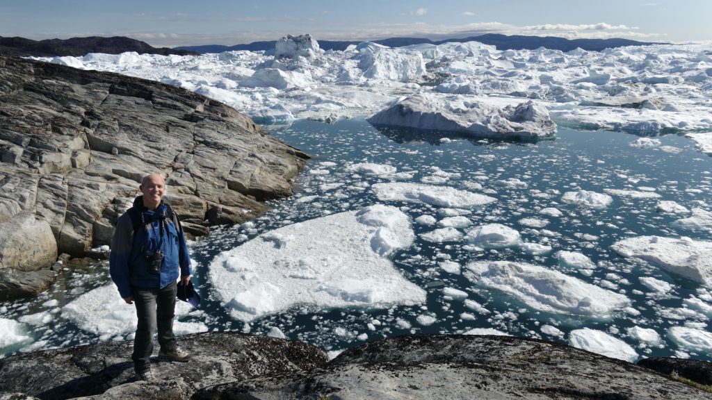 Au bord du fjord de glace