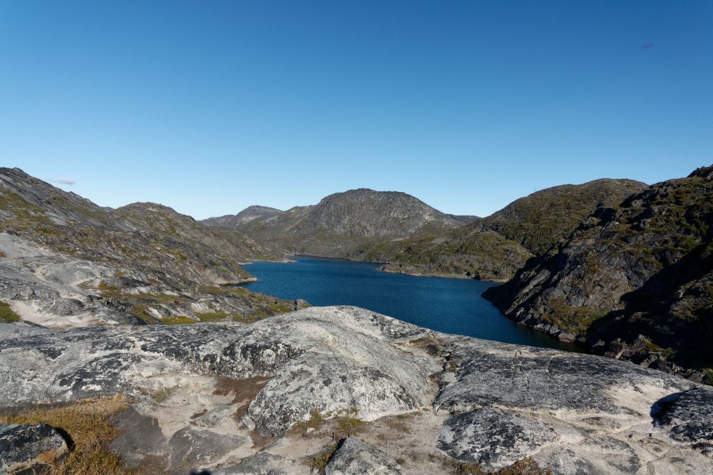 Le lac de retenue d'eau d'Ilulissat Le lac de retenue d'eau d'Ilulissat